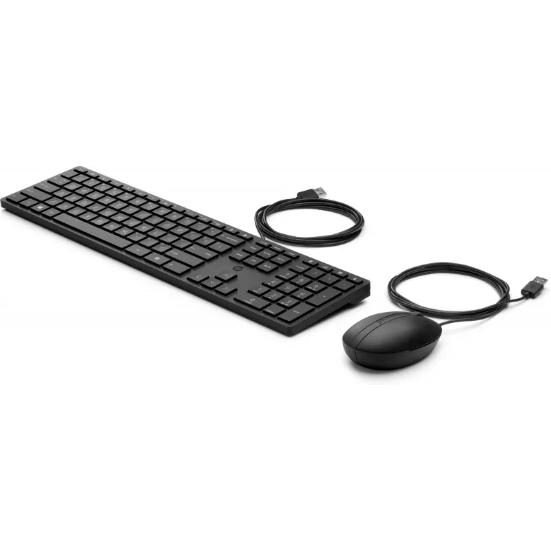 Vadu tastatūra un pele HP Wired Desktop 320MK