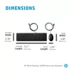 Vadu tastatūra un pele HP Wired Desktop 320MK