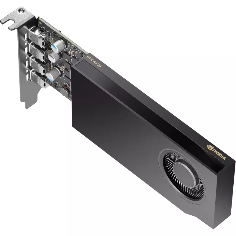 HP NVIDIA RTX A400 4GB GDDR6 grafiskā karte, 4x Mini DisplayPort (9U277AA)
