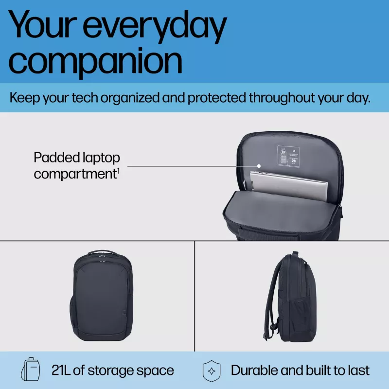 HP Everyday 16-Inch Laptop Backpack, mugursoma, 40,9 cm (16,1 collas), 570 g
