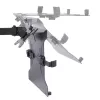 StarTech.com monitora svira ar VESA klēpjdatora paliktni, klēpjdatoram (4,5 kg/9,9 mārciņas) un vienam displejam līdz 32 inch (8 kg/17,6 mārciņas), melna, ventilējams paliktnis, regulējama klēpjdatora sviras stiprinājums, C-skava/cauruma stiprinājums