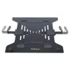 StarTech.com monitora svira ar VESA klēpjdatora paliktni, klēpjdatoram (4,5 kg/9,9 mārciņas) un vienam displejam līdz 32 inch (8 kg/17,6 mārciņas), melna, ventilējams paliktnis, regulējama klēpjdatora sviras stiprinājums, C-skava/cauruma stiprinājums