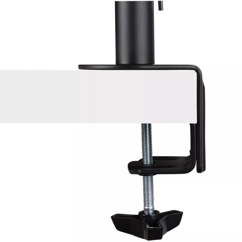 StarTech.com monitora svira ar VESA klēpjdatora paliktni, klēpjdatoram (4,5 kg/9,9 mārciņas) un vienam displejam līdz 32 inch (8 kg/17,6 mārciņas), melna, ventilējams paliktnis, regulējama klēpjdatora sviras stiprinājums, C-skava/cauruma stiprinājums