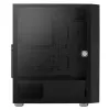Aerocool GRAPHITEV1 datora korpuss ar sieta priekšējo paneli