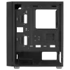Aerocool GRAPHITEV1 datora korpuss ar sieta priekšējo paneli