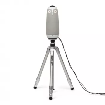 Statīvs OWL Meeting Owl konferences kamerai, 3 kājas, min. augstums 44,8 cm, svars 1,52 kg, sudraba