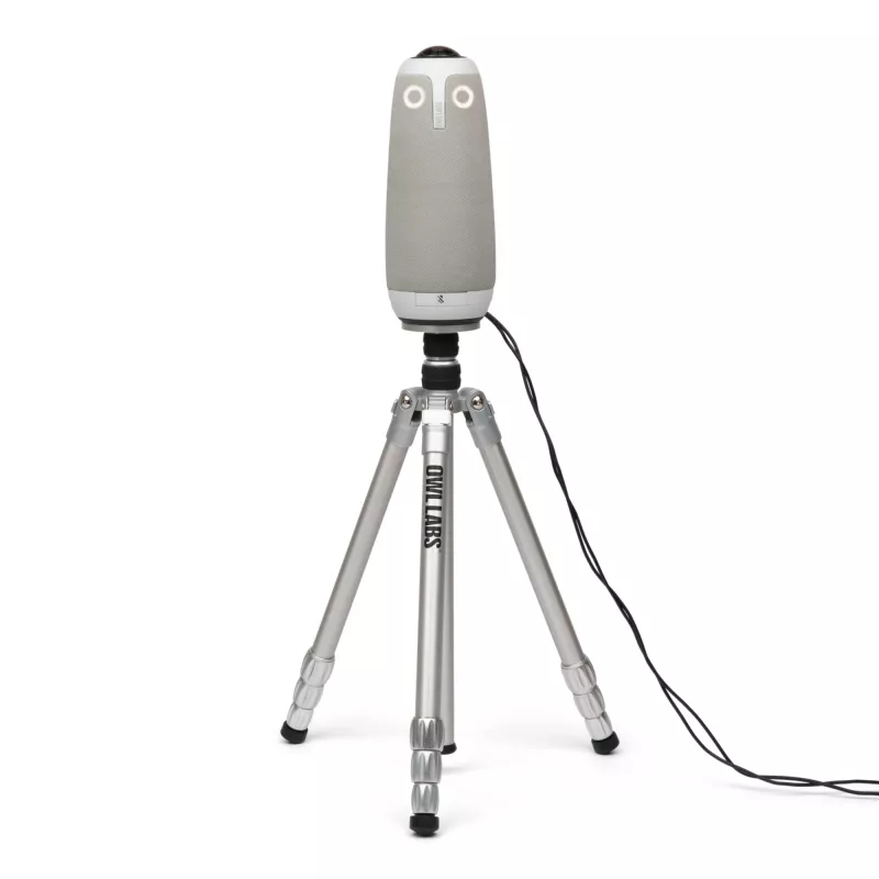 Statīvs OWL Meeting Owl konferences kamerai, 3 kājas, min. augstums 44,8 cm, svars 1,52 kg, sudraba