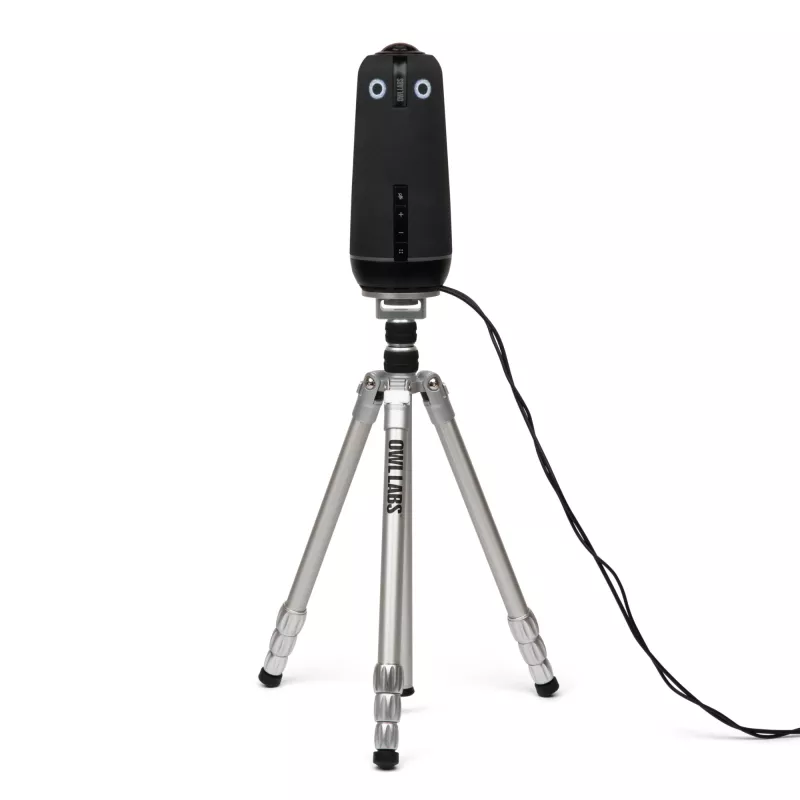 Statīvs OWL Meeting Owl konferences kamerai, 3 kājas, min. augstums 44,8 cm, svars 1,52 kg, sudraba