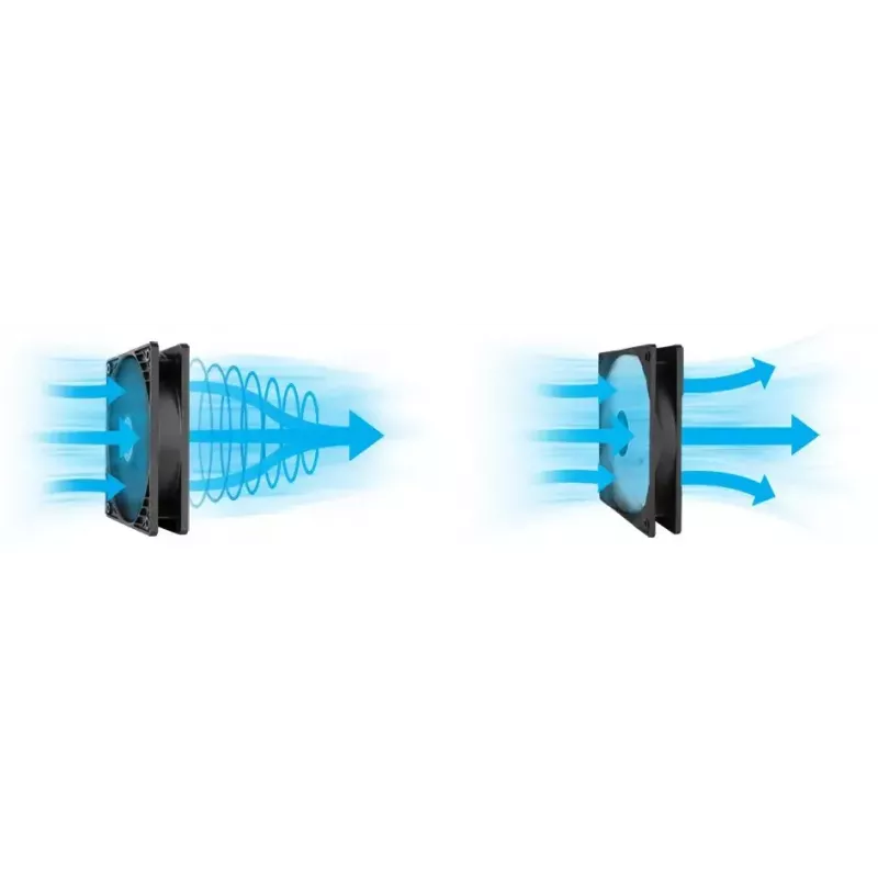 ARCTIC P8 - Spiedienam optimizēts 80 mm ventilators