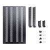 StarTech.com 1U 4-stabu regulējams ventilējams serveru statīva montāžas plaukts - 330 lbs (150 kg) - 19,5 līdz 38 collu regulējams montāžas dziļums, universāla paplāte 19 inch AV/tīkla iekārtu statīvam - 27,5 collu dziļumā