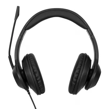 Targus AEH102GL austiņas/headset Vadu Austiņas, lentes veida Zvani/Mūzika USB Type-A Melns