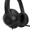 Targus AEH102GL austiņas/headset Vadu Austiņas, lentes veida Zvani/Mūzika USB Type-A Melns