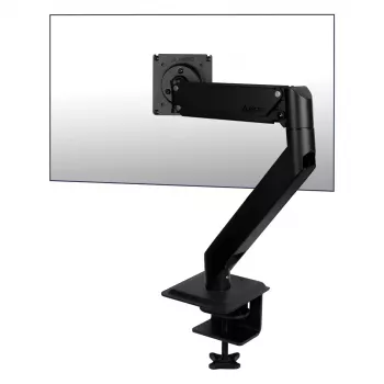 Desk Mount Gas Spring Monitor Arm Arctic X1-3D — supports up to 43 inch / 10 kg, VESA 75x75–100x100, Melns