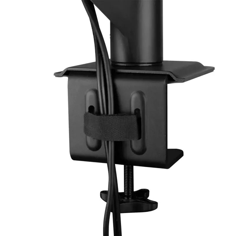 Desk Mount Gas Spring Monitor Arm Arctic X1-3D — supports up to 43 inch / 10 kg, VESA 75x75–100x100, Melns