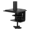 Desk Mount Gas Spring Monitor Arm Arctic X1-3D — supports up to 43 inch / 10 kg, VESA 75x75–100x100, Melns