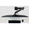 Desk Mount Gas Spring Monitor Arm Arctic X1-3D — supports up to 43 inch / 10 kg, VESA 75x75–100x100, Melns