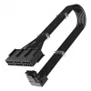 Strāvas kabelis Akasa G-Nexus PX24 12+4-pin 8 x 3-pin melns