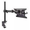 StarTech.com Laptop Desk Mount - Monitora un klēpjdatora stiprinājums - atbalsta displejus līdz 34 collām (8 kg / 17,6 mārciņas) un klēpjdatorus (4,5 kg / 9,9 mārciņas) - kustīgs VESA klēpjdatora paliktņa rokturis - skava / atveres stiprinājums