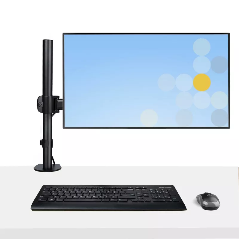 StarTech.com Laptop Desk Mount - Monitora un klēpjdatora stiprinājums - atbalsta displejus līdz 34 collām (8 kg / 17,6 mārciņas) un klēpjdatorus (4,5 kg / 9,9 mārciņas) - kustīgs VESA klēpjdatora paliktņa rokturis - skava / atveres stiprinājums