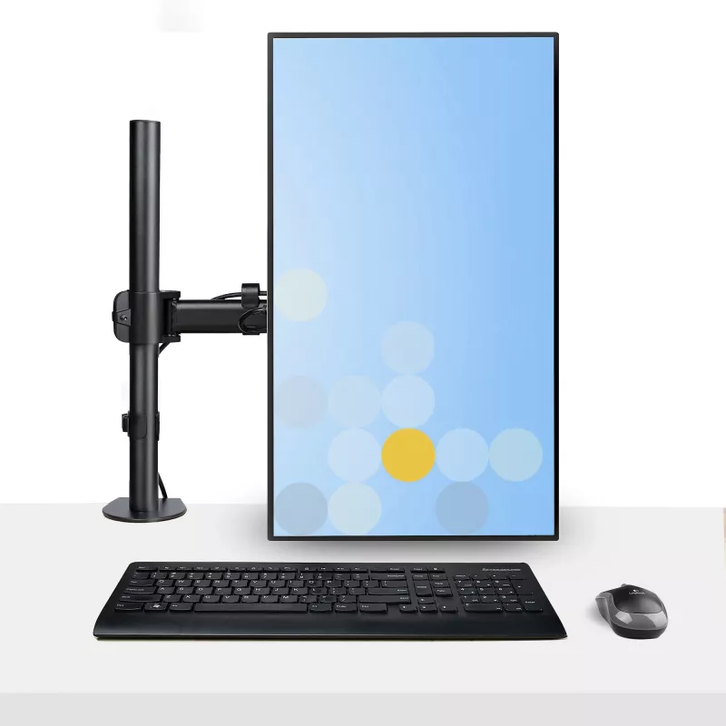 StarTech.com Laptop Desk Mount - Monitora un klēpjdatora stiprinājums - atbalsta displejus līdz 34 collām (8 kg / 17,6 mārciņas) un klēpjdatorus (4,5 kg / 9,9 mārciņas) - kustīgs VESA klēpjdatora paliktņa rokturis - skava / atveres stiprinājums