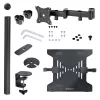 StarTech.com Laptop Desk Mount - Monitora un klēpjdatora stiprinājums - atbalsta displejus līdz 34 collām (8 kg / 17,6 mārciņas) un klēpjdatorus (4,5 kg / 9,9 mārciņas) - kustīgs VESA klēpjdatora paliktņa rokturis - skava / atveres stiprinājums