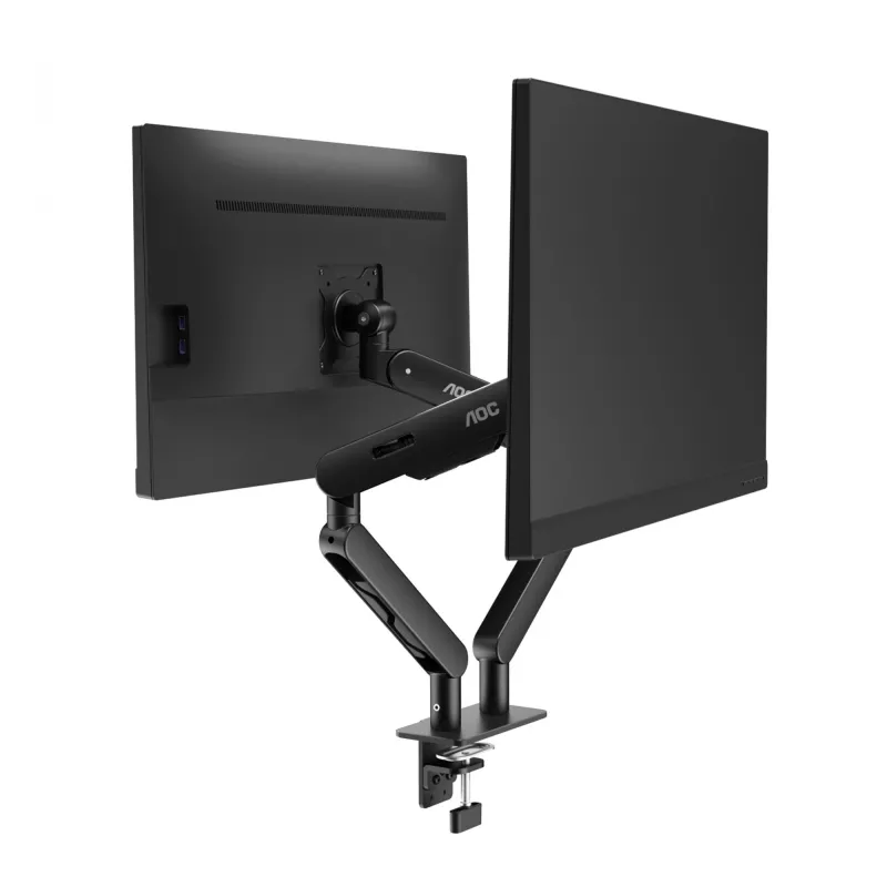 Monitoru stiprinājums AOC AM420B 34 collu galdam melns, skava/skrūvējams