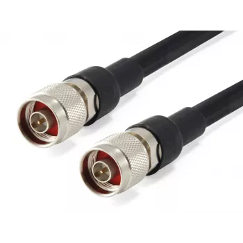 LevelOne 5 m antenas kabelis, CFD-400, N vīrišķais spraudnis uz N vīrišķais spraudnis, iekštelpām/ārtelpām
