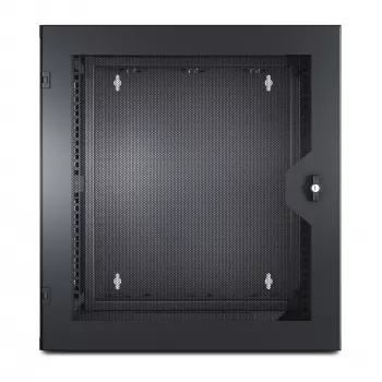APC NetShelter 13U Sienas Montāžas Racka Skapis Ventilējamas Durvis Dubultās Eņģes Servera Dziļums