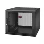 APC NetShelter WX AR109SH6, 9U, 19 collu plākstera skapis, Sienas stiprinājums, Iepriekš samontēts, 600MM dziļš