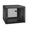 APC NetShelter WX AR109SH6, 9U, 19 collu plākstera skapis, Sienas stiprinājums, Iepriekš samontēts, 600MM dziļš
