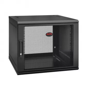APC NetShelter WX AR109SH6, 9U, 19 collu plākstera skapis, Sienas stiprinājums, Iepriekš samontēts, 600MM dziļš