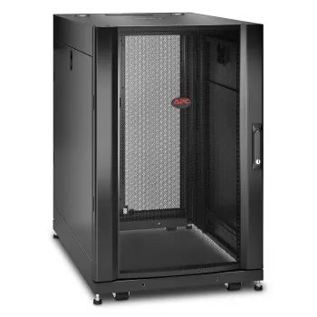 APC NetShelter SX, Serveru statīvu korpuss, 18U, melns, 925A x 600P x 900D mm