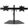 StarTech.com Dubultā monitoru statīvs - horizontāls - melns