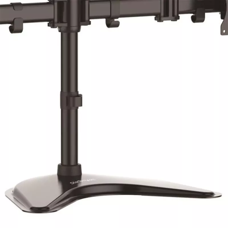 StarTech.com Quad-Monitor Desktop Stand - šarnīrveida, brīvstāvošs, 8 kg, 33 cm (13 collas), 68.6 cm (27 collas), 100 x 100 mm, melns