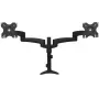 StarTech.com Desk-Mount Dual Monitor Arm - Articulating, Clamp, 13.6 kg, 30.5 cm (12 inch), 61 cm (24 inch), 100 x 100 mm, Melns