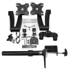 StarTech.com Desk-Mount Dual Monitor Arm - Articulating, Clamp, 13.6 kg, 30.5 cm (12 inch), 61 cm (24 inch), 100 x 100 mm, Melns