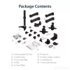 StarTech.com Desk-Mount Dual Monitor Arm - Articulating, Clamp, 13.6 kg, 30.5 cm (12 inch), 61 cm (24 inch), 100 x 100 mm, Melns