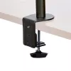 StarTech.com Galda stiprinājums divu monitoru kronšteins - Galda skava / Kabeļu atveres VESA monitora stiprinājums līdz pat 32 collu displejiem - Ergonomisks regulējams monitora kronšteins - Augstuma regulēšana/Noliekšana/Pagriešana/Rotēšana