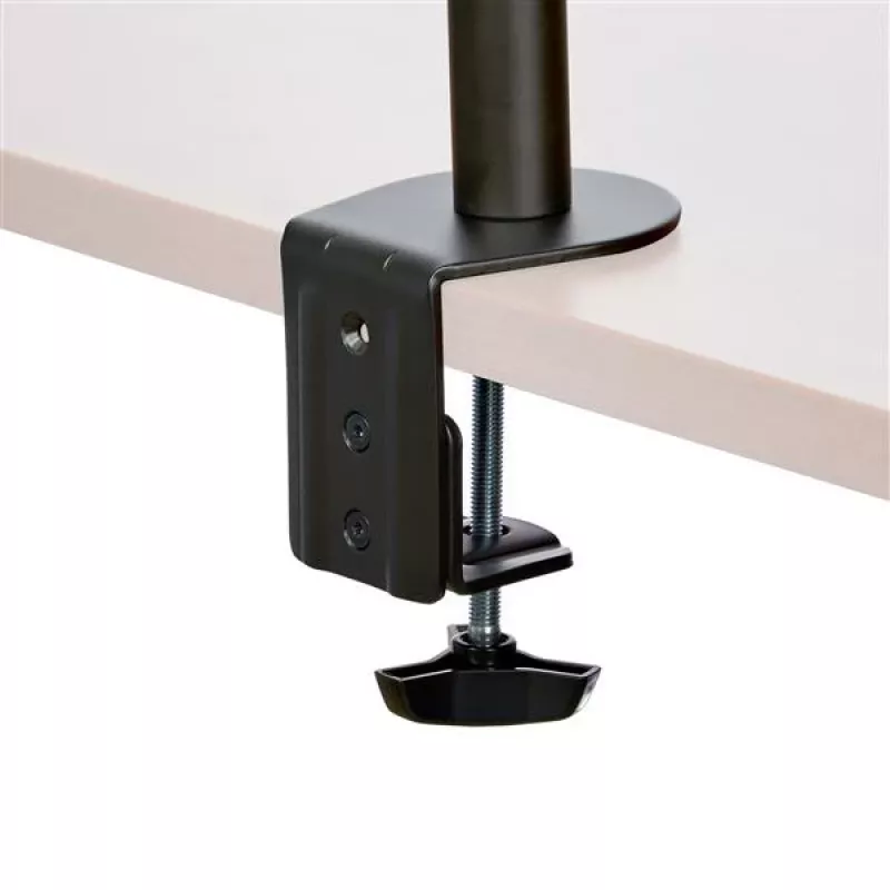 StarTech.com Galda stiprinājums divu monitoru kronšteins - Galda skava / Kabeļu atveres VESA monitora stiprinājums līdz pat 32 collu displejiem - Ergonomisks regulējams monitora kronšteins - Augstuma regulēšana/Noliekšana/Pagriešana/Rotēšana