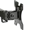 StarTech.com Galda stiprinājums divu monitoru kronšteins - Galda skava / Kabeļu atveres VESA monitora stiprinājums līdz pat 32 collu displejiem - Ergonomisks regulējams monitora kronšteins - Augstuma regulēšana/Noliekšana/Pagriešana/Rotēšana