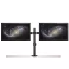 StarTech.com Galda stiprinājums divu monitoru kronšteins - Galda skava / Kabeļu atveres VESA monitora stiprinājums līdz pat 32 collu displejiem - Ergonomisks regulējams monitora kronšteins - Augstuma regulēšana/Noliekšana/Pagriešana/Rotēšana