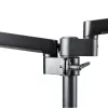 StarTech.com Galda stiprinājums divu monitoru rokai, pilnas kustības monitora stiprinājums 2 VESA displejiem līdz 32 collām (17,6 mārciņas/8 kg), augstuma regulēšana, skavas/cauruma stiprinājums, mehāniskā atspere