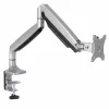 StarTech.com Galda montāžas monitora svira – izturīga ergonomiska VESA monitora svira – viens 9 kg displejs – pilna kustība, augstuma regulēšana, šarnīrveida – alumīnijs – C-skava/caurums – sudraba krāsā