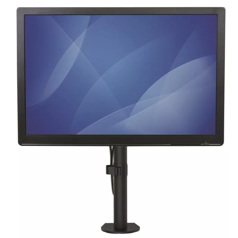 StarTech.com Viena monitora galda stiprinājums - smagā slodze, piemērots vienam ekrānam līdz 8 kg, VESA saderīgiem displejiem - ergonomisks, augstumā regulējams monitoru rokturis - galda skava/caurums