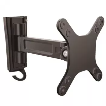StarTech.com sienas stiprinājuma monitora plecs - viens grozāms, 15 kg, 33 cm (13 collas), 68.6 cm (27 collas), 75 x 75 mm, 100 x 100 mm, melns
