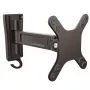 StarTech.com sienas stiprinājuma monitora plecs - viens grozāms, 15 kg, 33 cm (13 collas), 68.6 cm (27 collas), 75 x 75 mm, 100 x 100 mm, melns