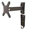 StarTech.com sienas stiprinājuma monitora plecs - viens grozāms, 15 kg, 33 cm (13 collas), 68.6 cm (27 collas), 75 x 75 mm, 100 x 100 mm, melns