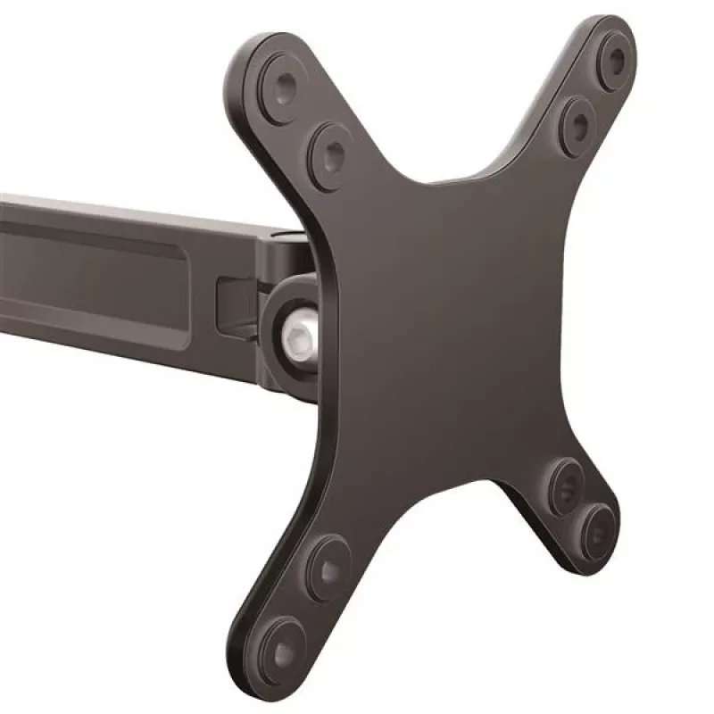 StarTech.com sienas stiprinājuma monitora plecs - viens grozāms, 15 kg, 33 cm (13 collas), 68.6 cm (27 collas), 75 x 75 mm, 100 x 100 mm, melns