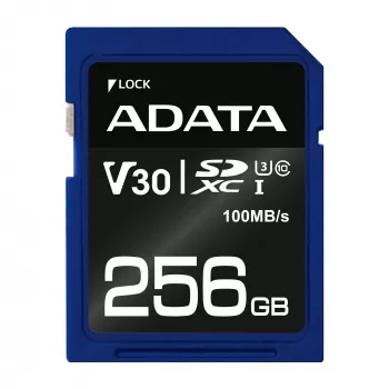 ADATA ASDX256GUI3V30S-R atmiņas karte 256 GB SDXC UHS-I Class 10