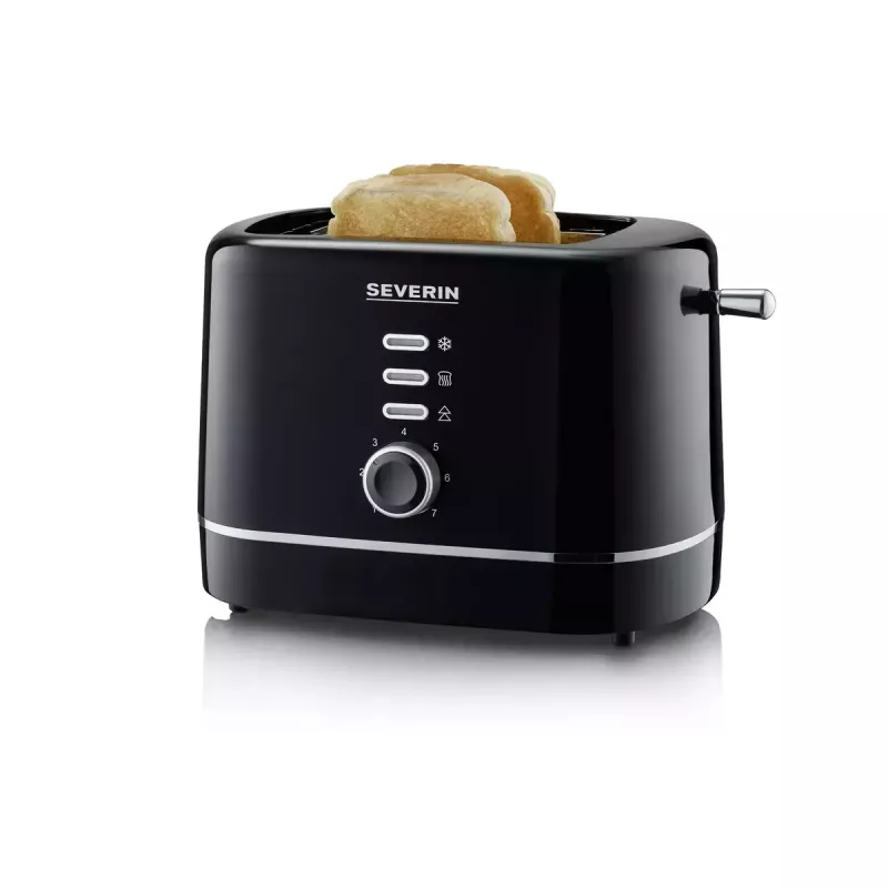Toasteris Severin AT 4321 2 šķēlēm 850 W melns